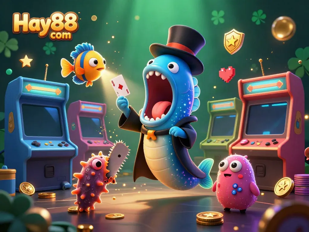 Experience thrilling gaming with Hay88 com in a dynamic underwater casino scene.