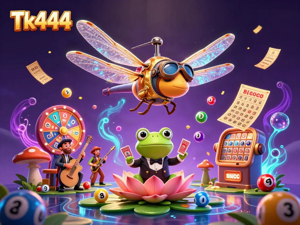 Experience exciting casino thrills at Tk444 with vibrant games and engaging characters.