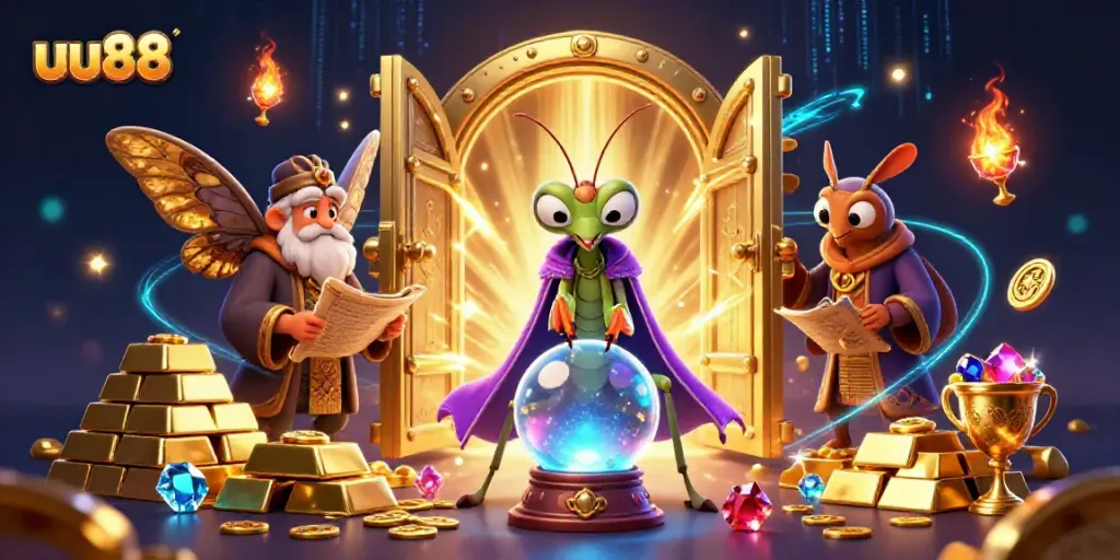 Engage with the exciting universe of uu88 as mystical fortune tellers unveil riches in this vibrant casino scene.