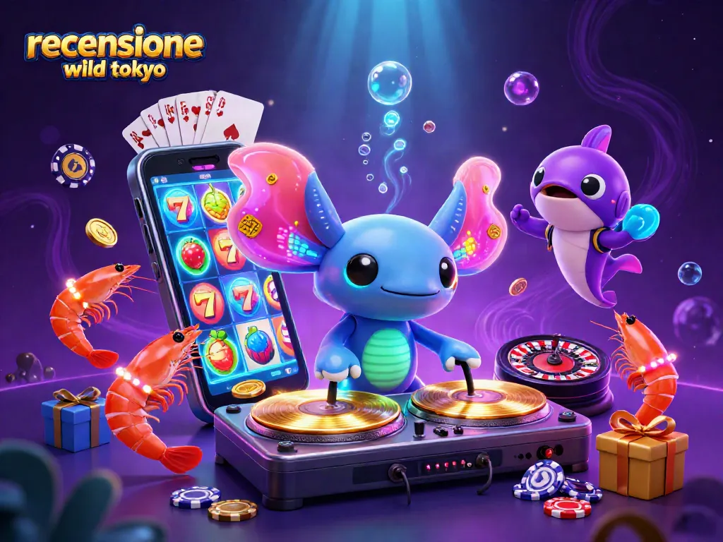 Experience the excitement of slots at Wild Tokyo Casino with vibrant characters and game elements