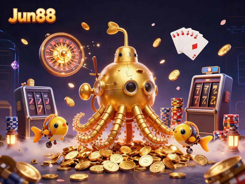 Experience thrilling gambling actions at Jun88 with vibrant 3D casino elements and stunning visuals.